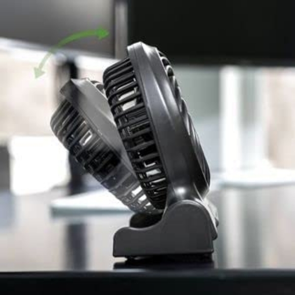 4-Inch Personal USB Battery Operated Rechargeable Mini Fan with 3 Speed Settings - Picture 5 of 7